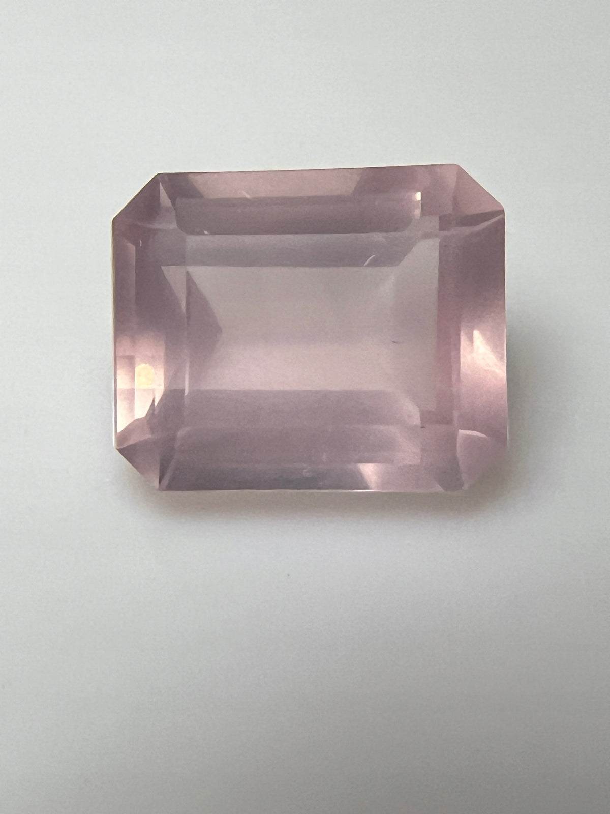 KWARC RÓŻOWY OŚMIOKĄT 12x10 mm