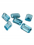 TOPAZ SWISS BLUE OŚMIOKĄT 5X3 mm