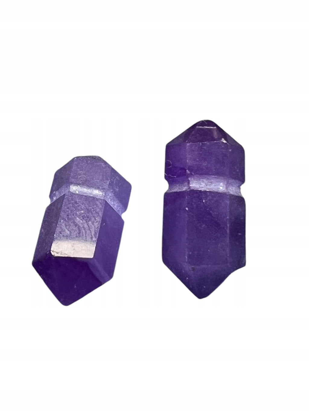 JADEIT FIOLETOWY STOŻEK 13X6 mm SZTUKA