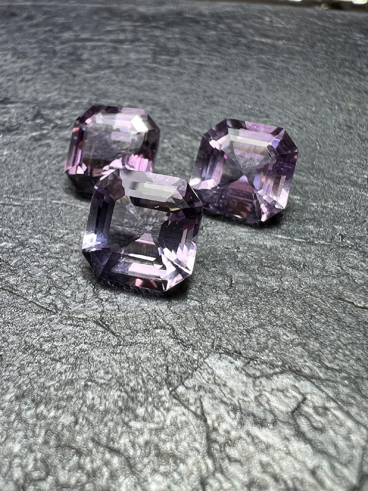 AMETYST ASSCHER 10X10 mm