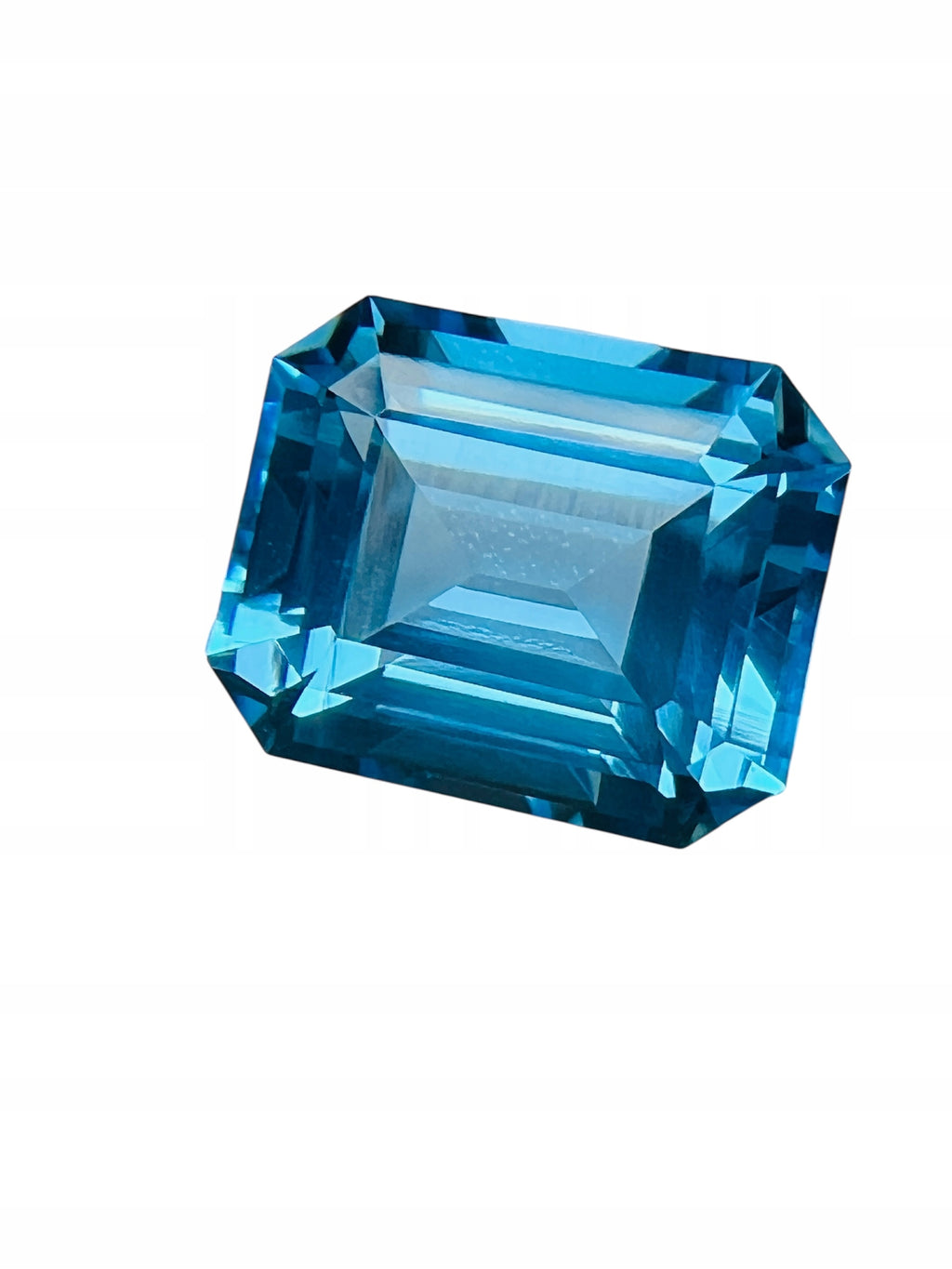 TOPAZ SWISS BLUE OŚMIOKĄT 12X10