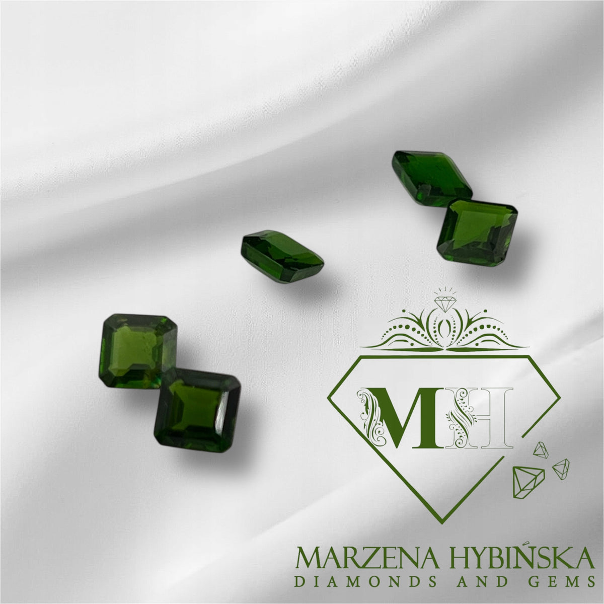DIOPSYD ASSCHER 5X5 mm