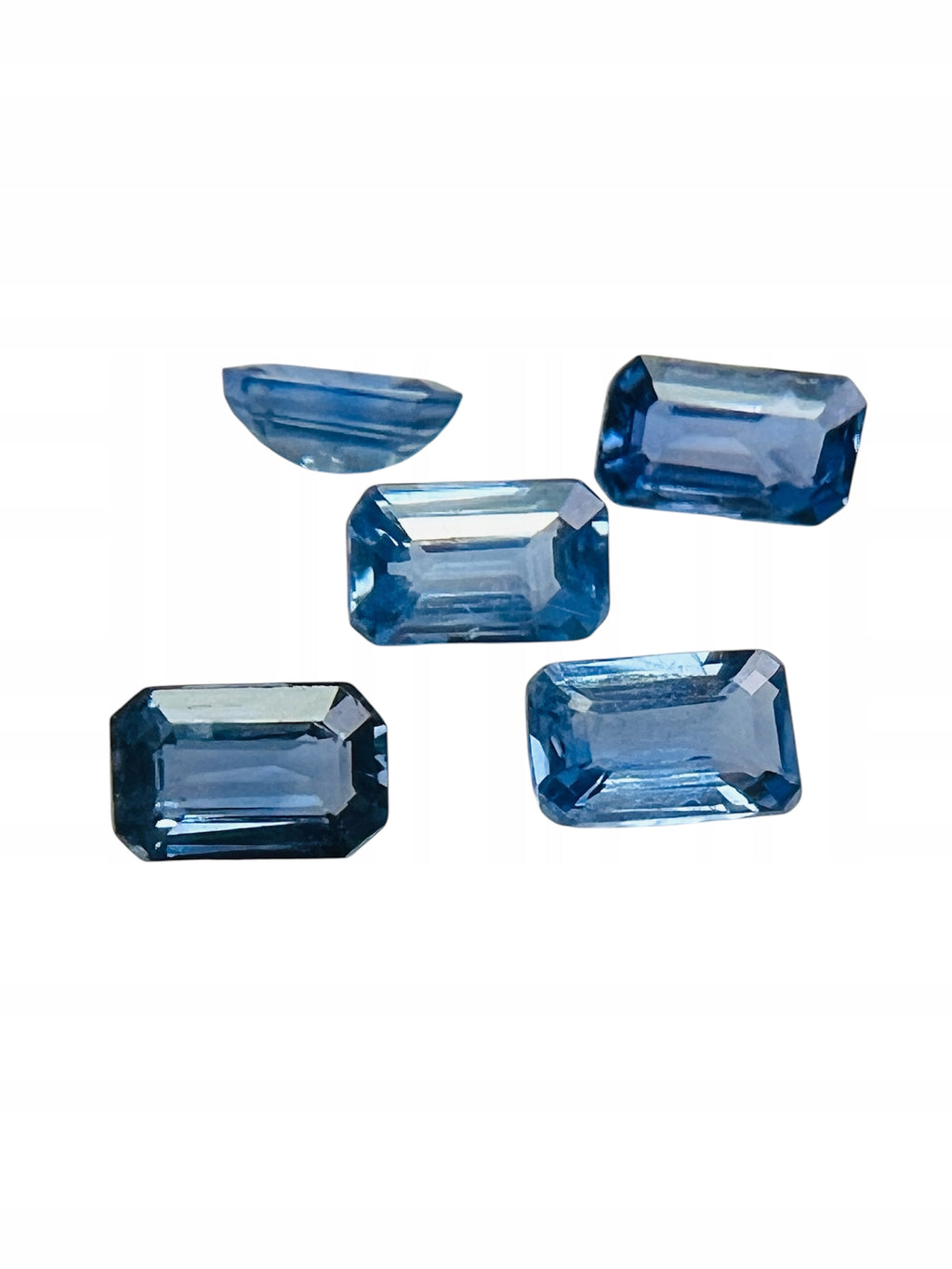 SZAFIR OŚMIOKĄT NIEBIESKI 5X3 mm