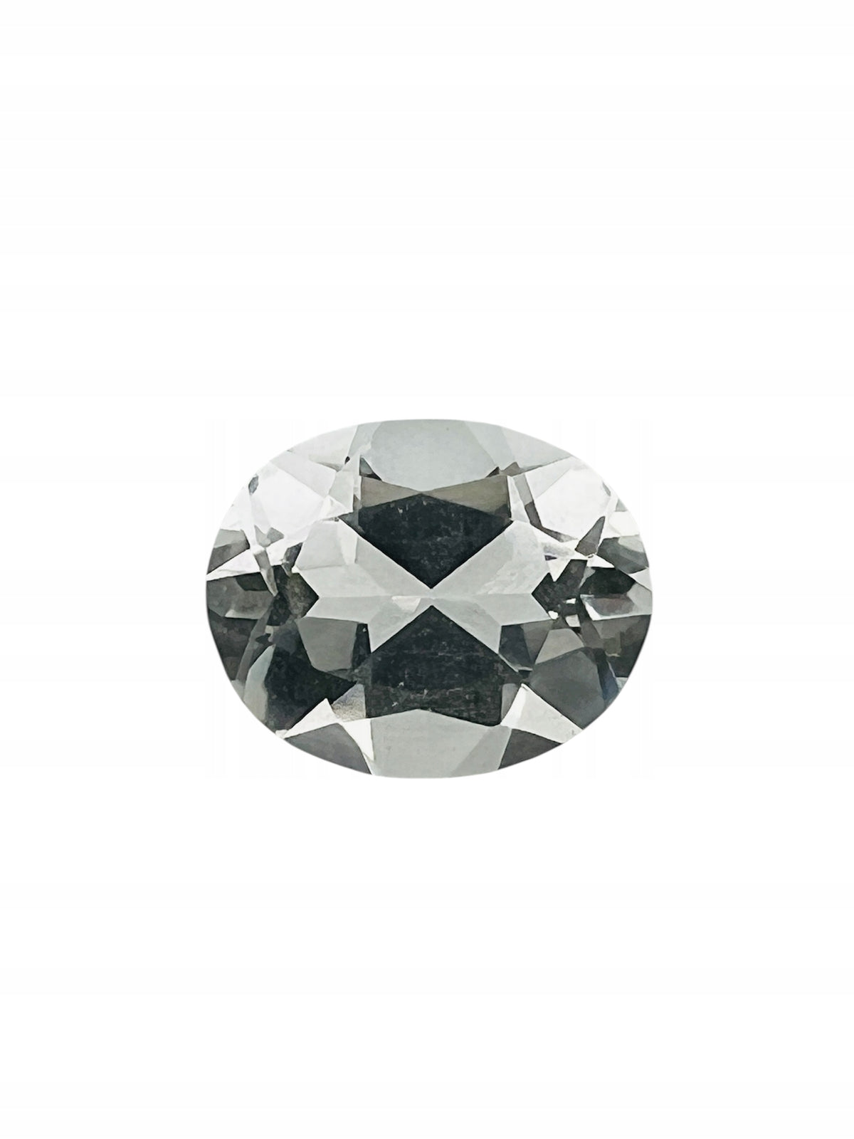 TOPAZ BIAŁY OWAL 10,8X8,2 MM SZTUKA
