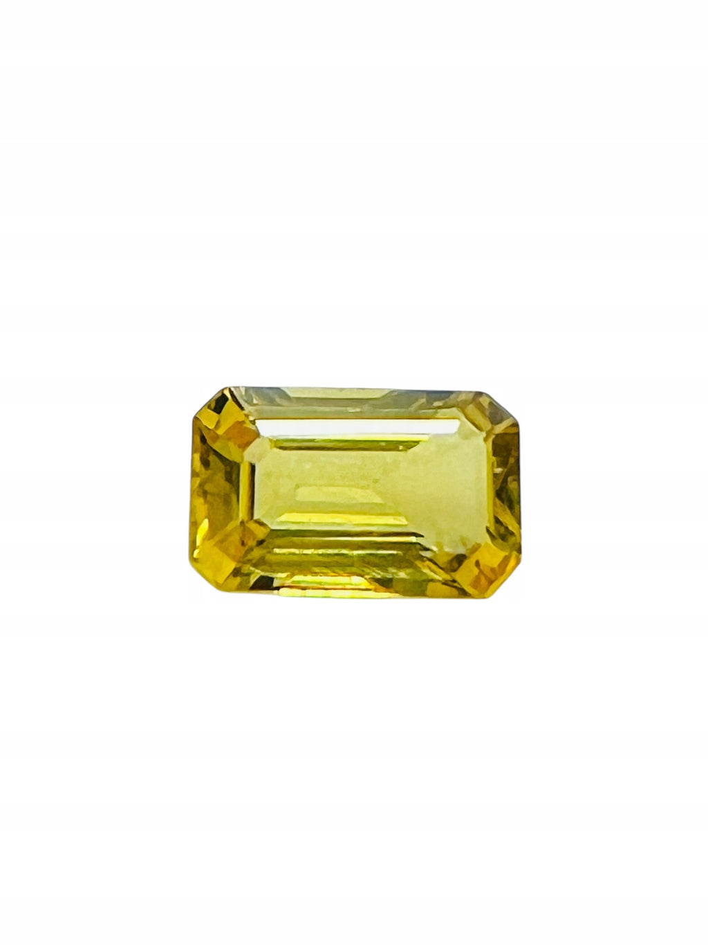 SZAFIR OŚMIOKĄT ŻÓŁTY JASNY 5X3 mm