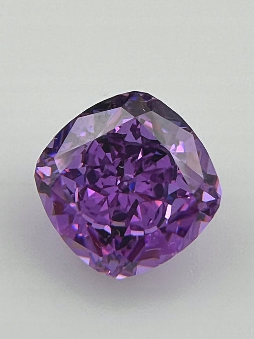 CYRKONIA ametyst PODUSZKA 10x10 mm