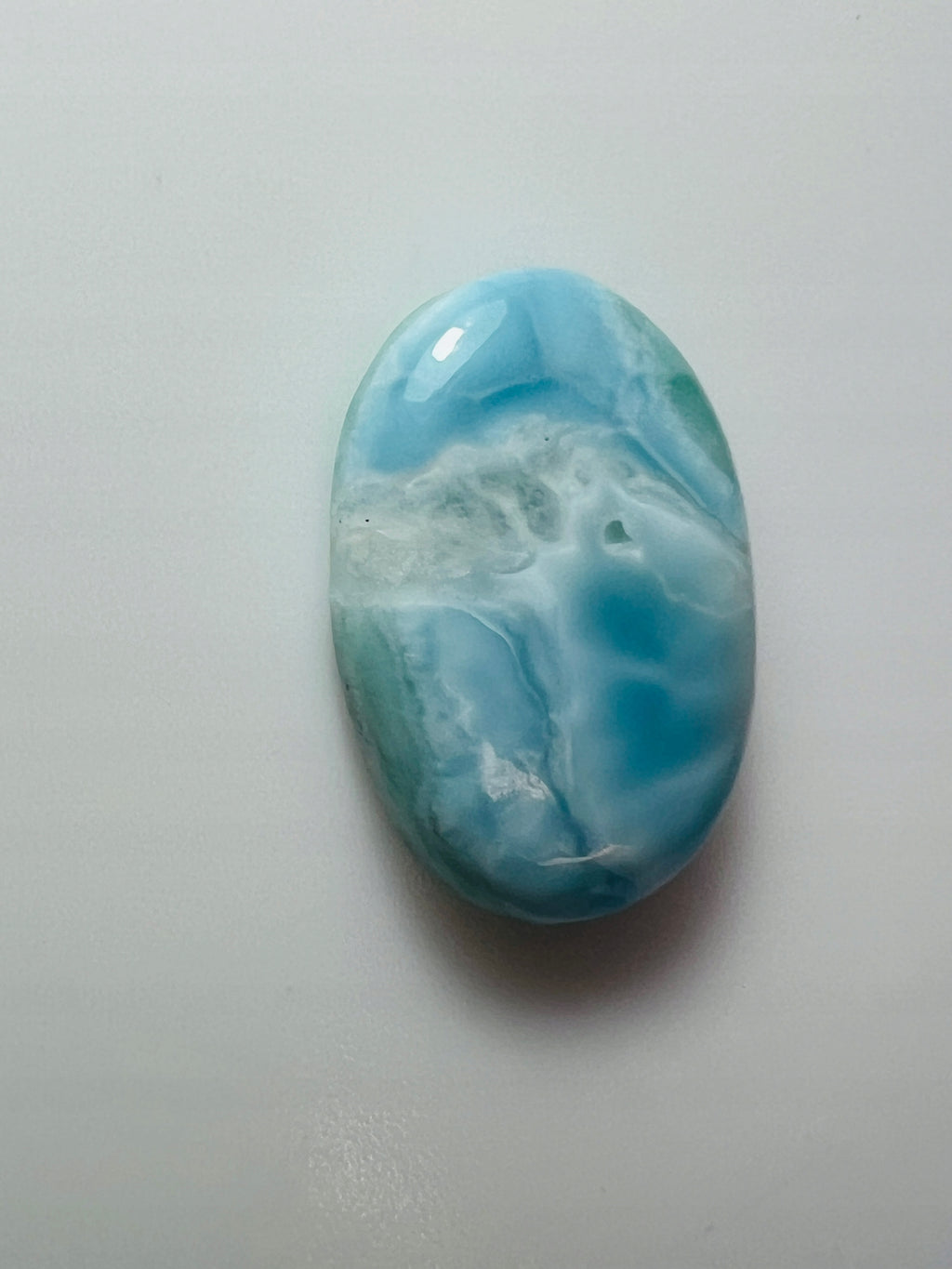 LARIMAR OWAL KABOSZON 23,83 CT