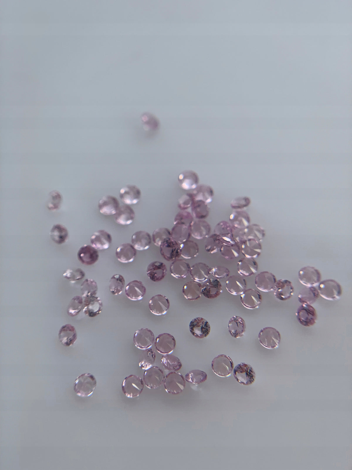SZAFIR RÓŻOWY NATURALNY O ŚR. 1,7 mm VS SZTUKA!!