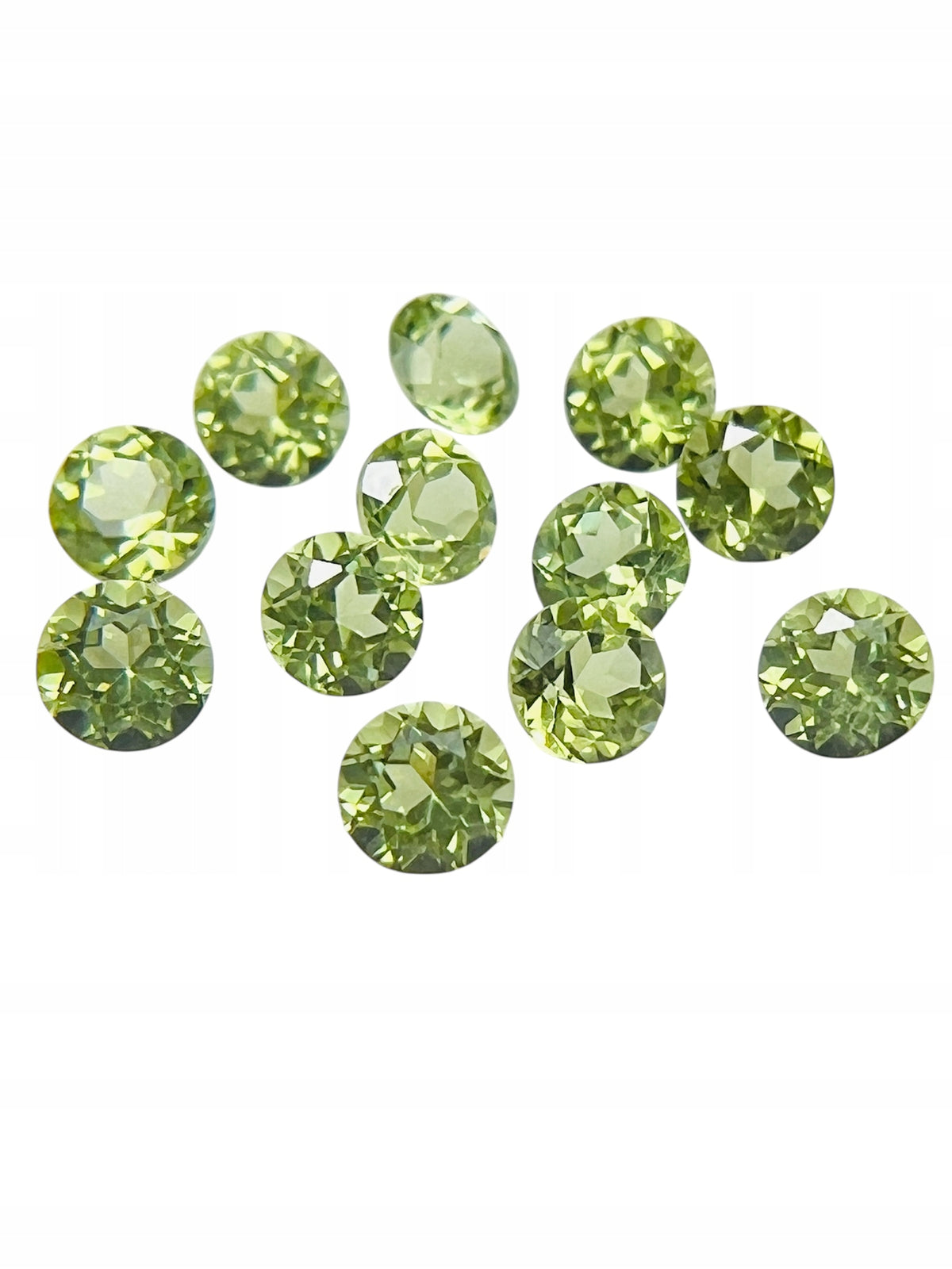PERYDOT/OLIWIN NATURALNY 3 mm SZTUKA