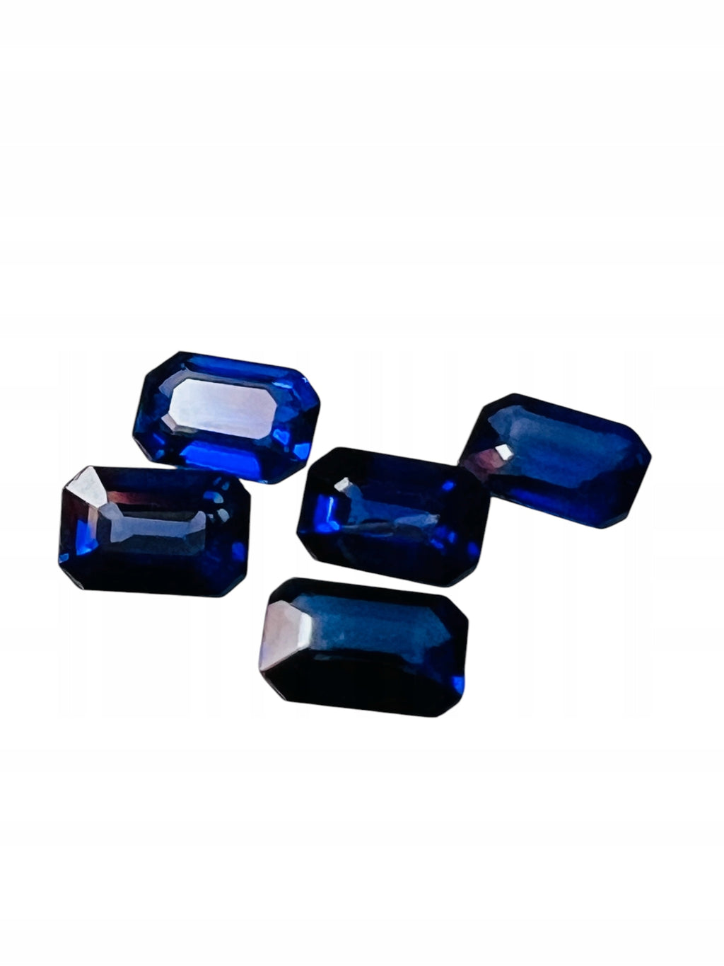 SZAFIR BLUE OŚMIOKĄT 6X4 mm