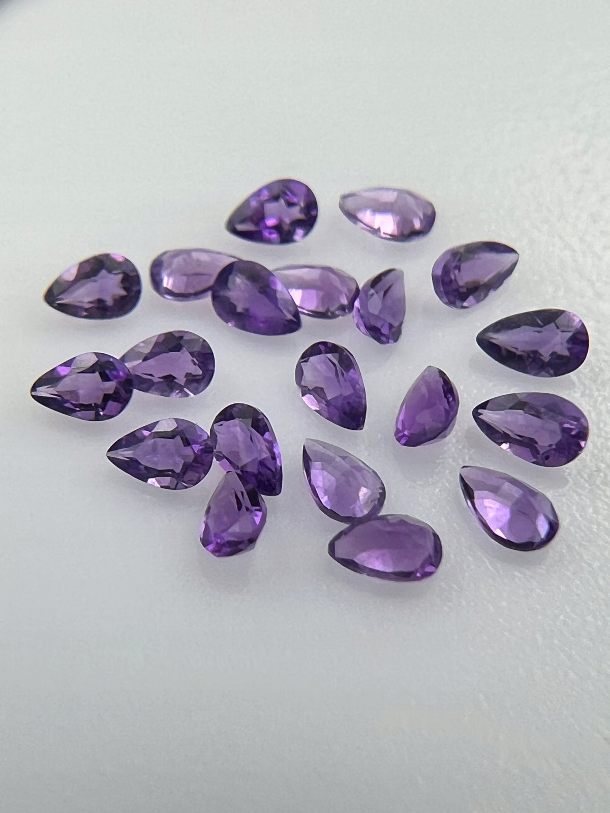 AMETYST ŁEZKA 3x2 mm