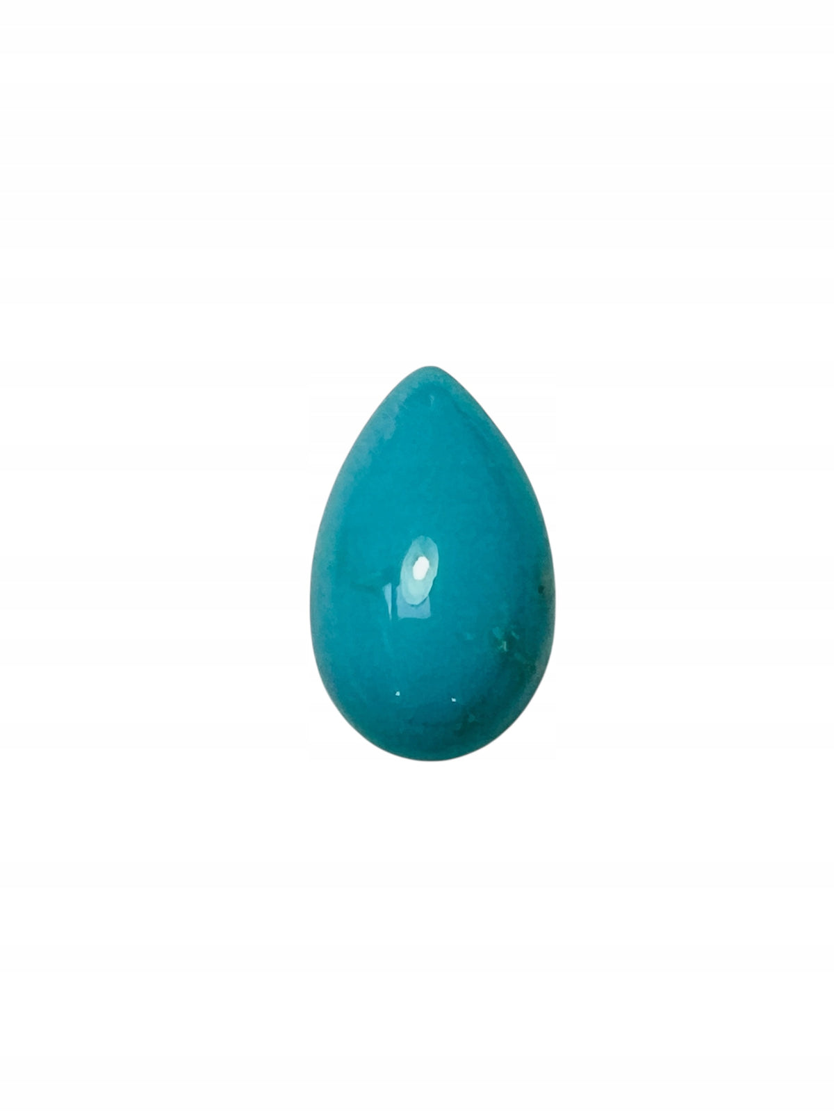 Turkus naturalny kaboszon ŁEZKA 14,8X8,4 mm sztuka