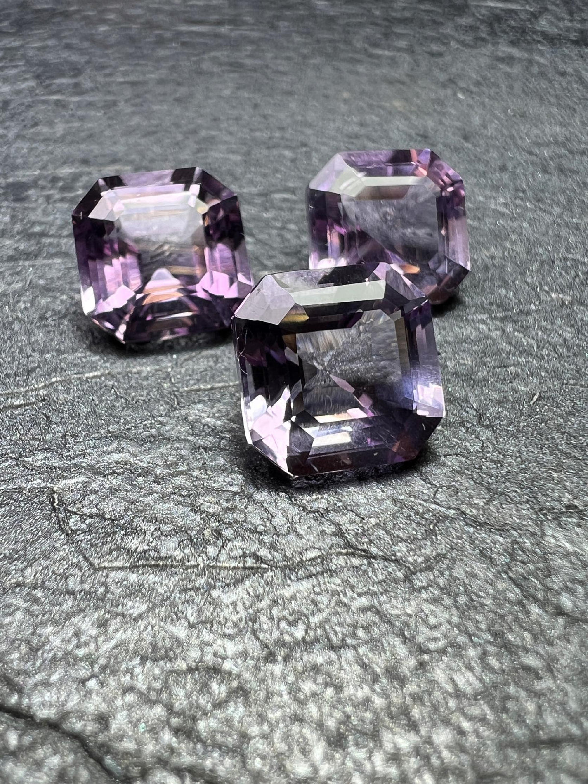 AMETYST ASSCHER 10X10 mm