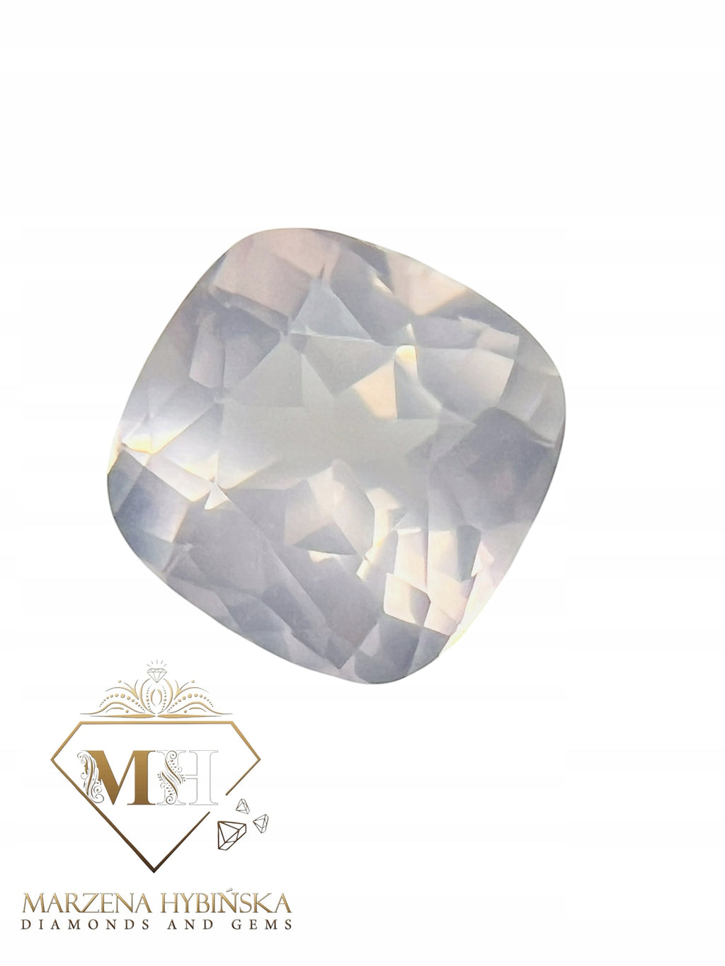 KWARC RÓŻOWY PODUSZKA 8X8 mm