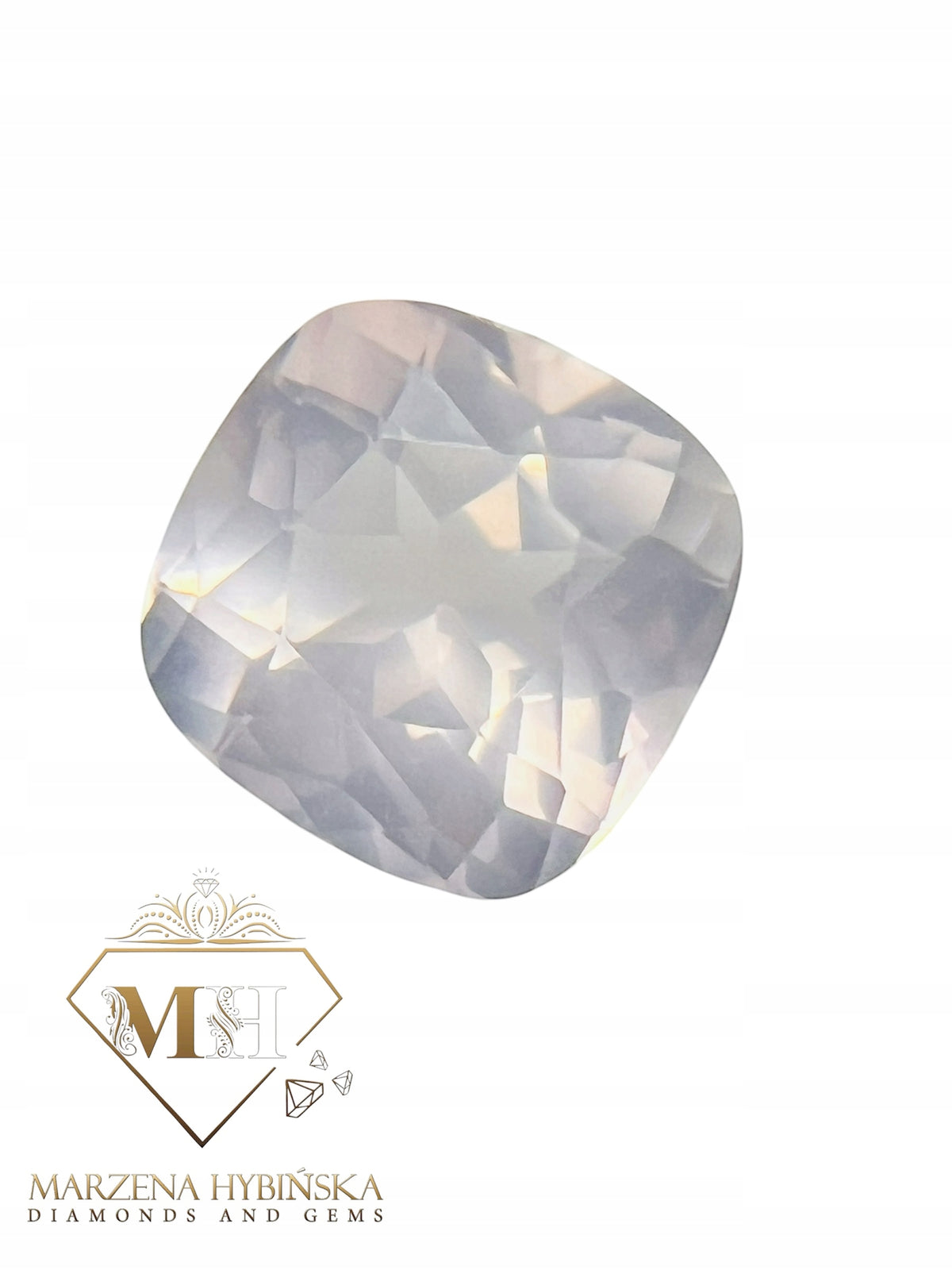 KWARC RÓŻOWY PODUSZKA 8X8 mm