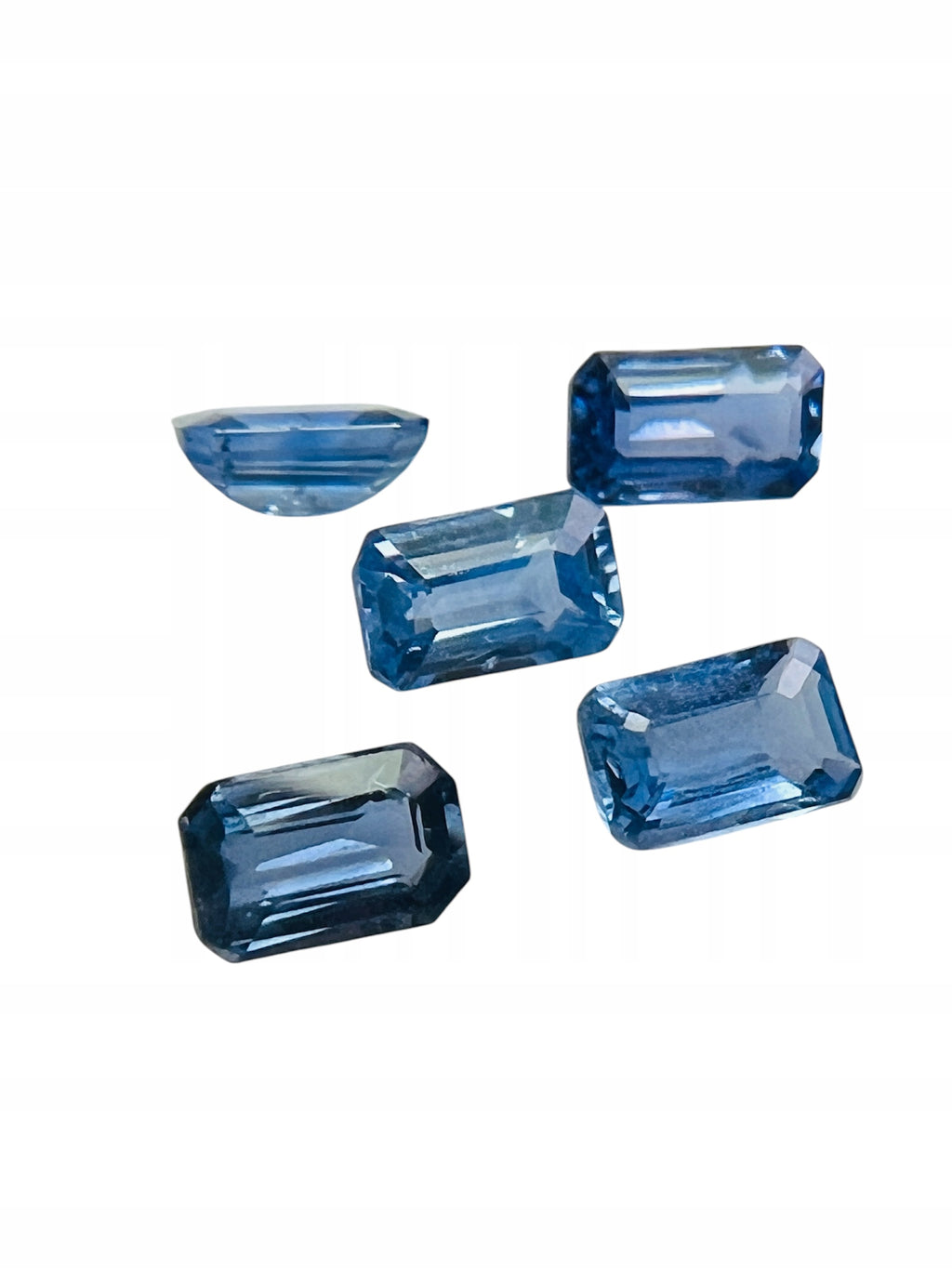 SZAFIR OŚMIOKĄT NIEBIESKI 5X3 mm