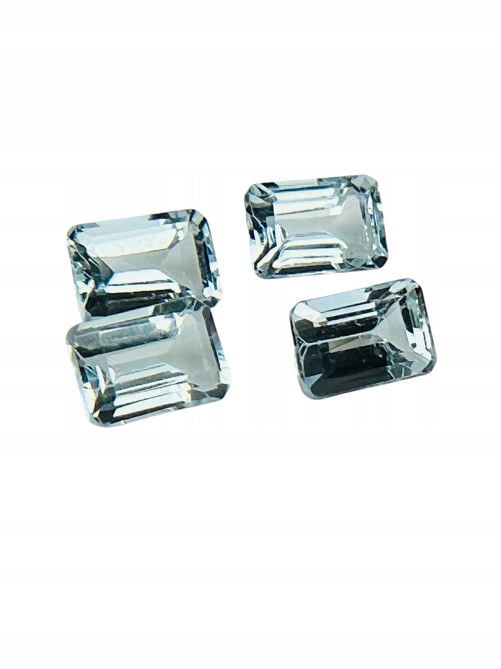 AKWAMARYN OŚMIOKĄT 6X4 mm sztuka