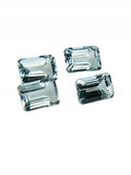 AKWAMARYN OŚMIOKĄT 6X4 mm sztuka