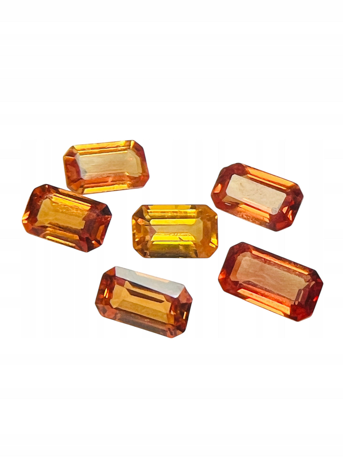 SZAFIR OŚMIOKĄT POMARAŃCZOWY 5X3 mm