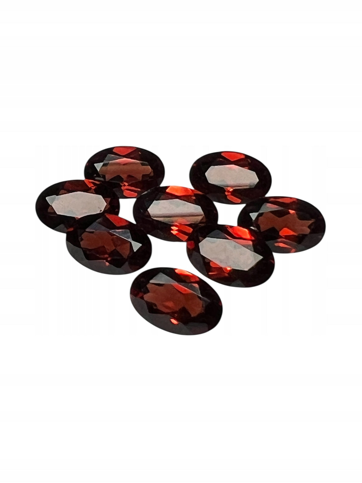 GRANAT CZERWONY OWAL 6x4 mm