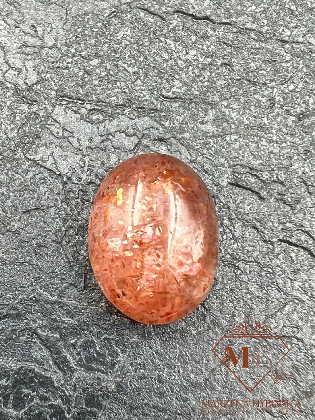 KAMIEŃ SŁONECZNY OWAL 12,8X9,9 mm