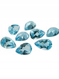 TOPAZ BLUE SWISS ŁEZKA 6X4 mm