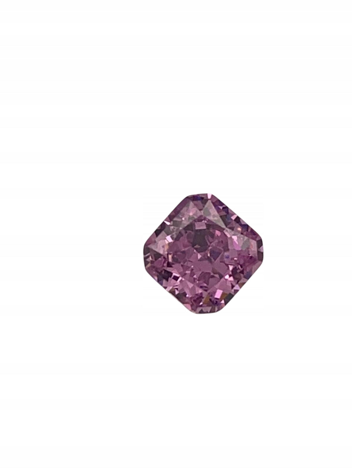 CYRKONIA RÓŻOWA OŚMIOKĄT 6x6 mm