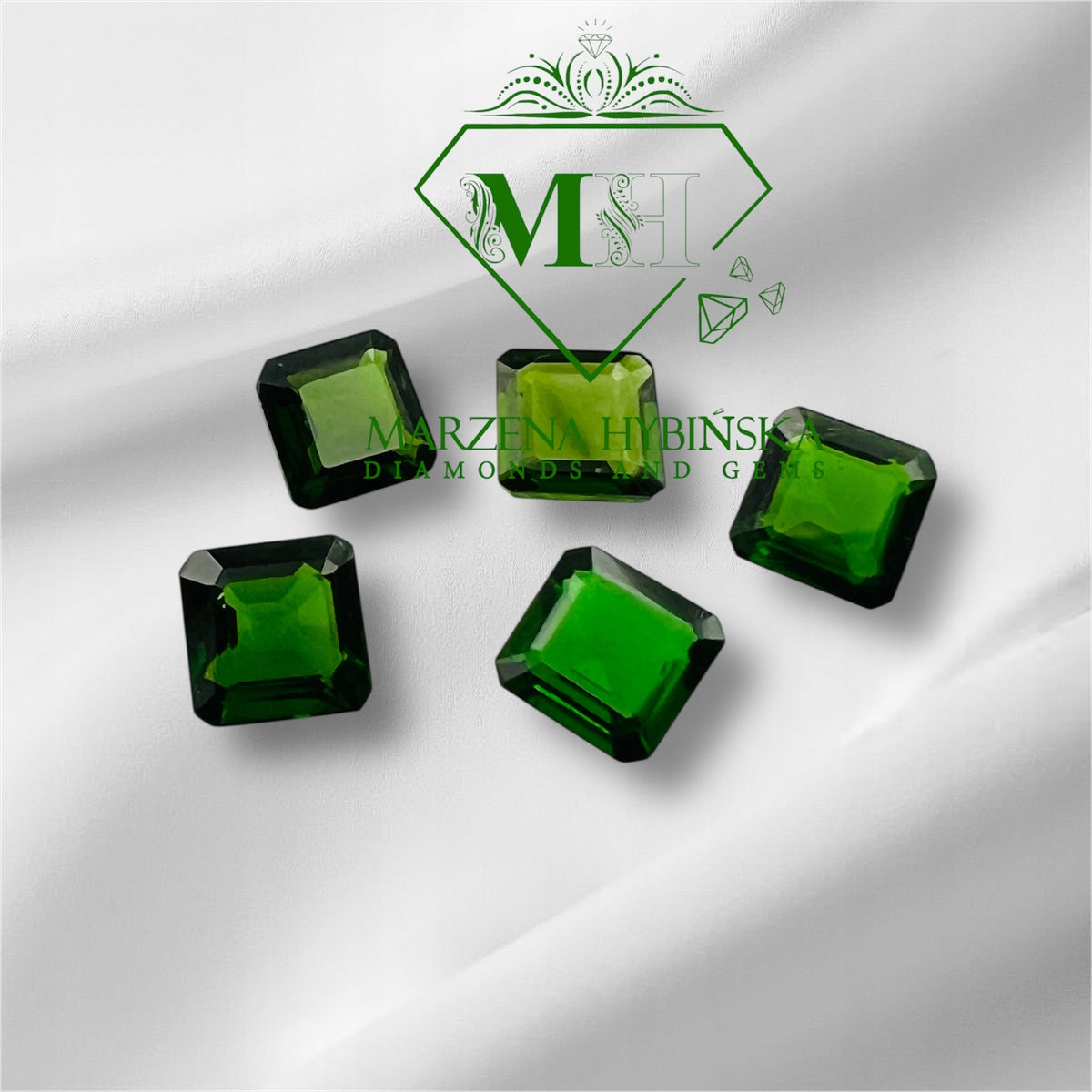 DIOPSYD ASSCHER 6X6 mm