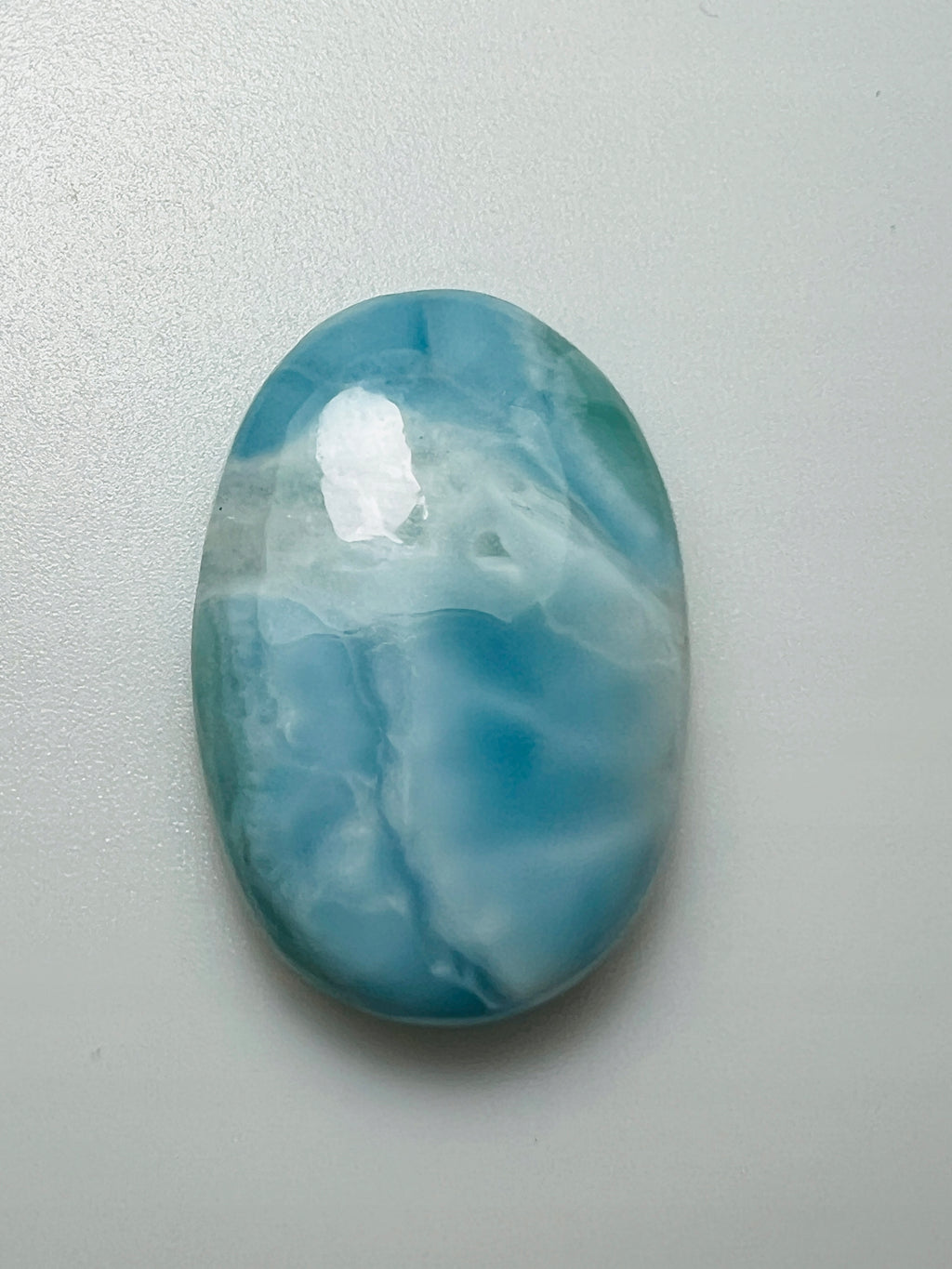 LARIMAR OWAL KABOSZON 23,83 CT