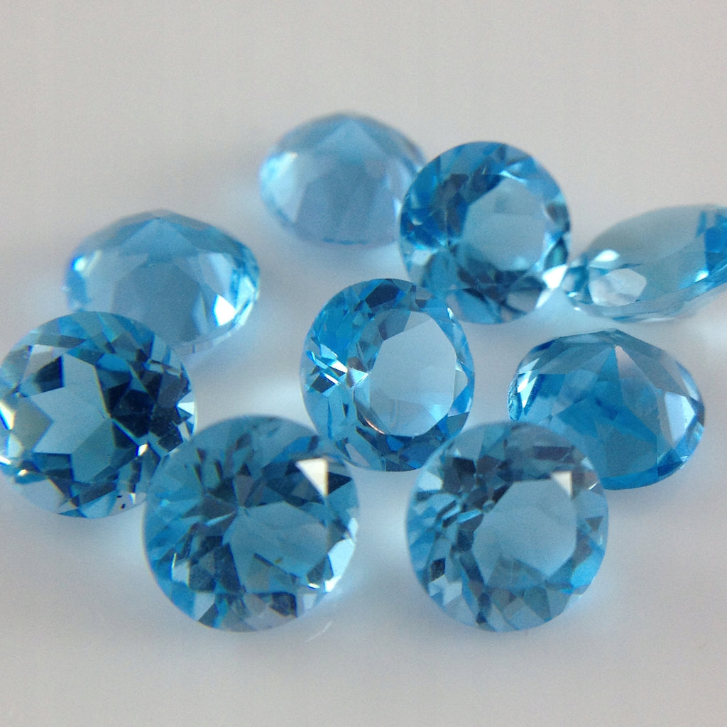 TOPAZ SWISS BLUE 6,5 MM SZTUKA