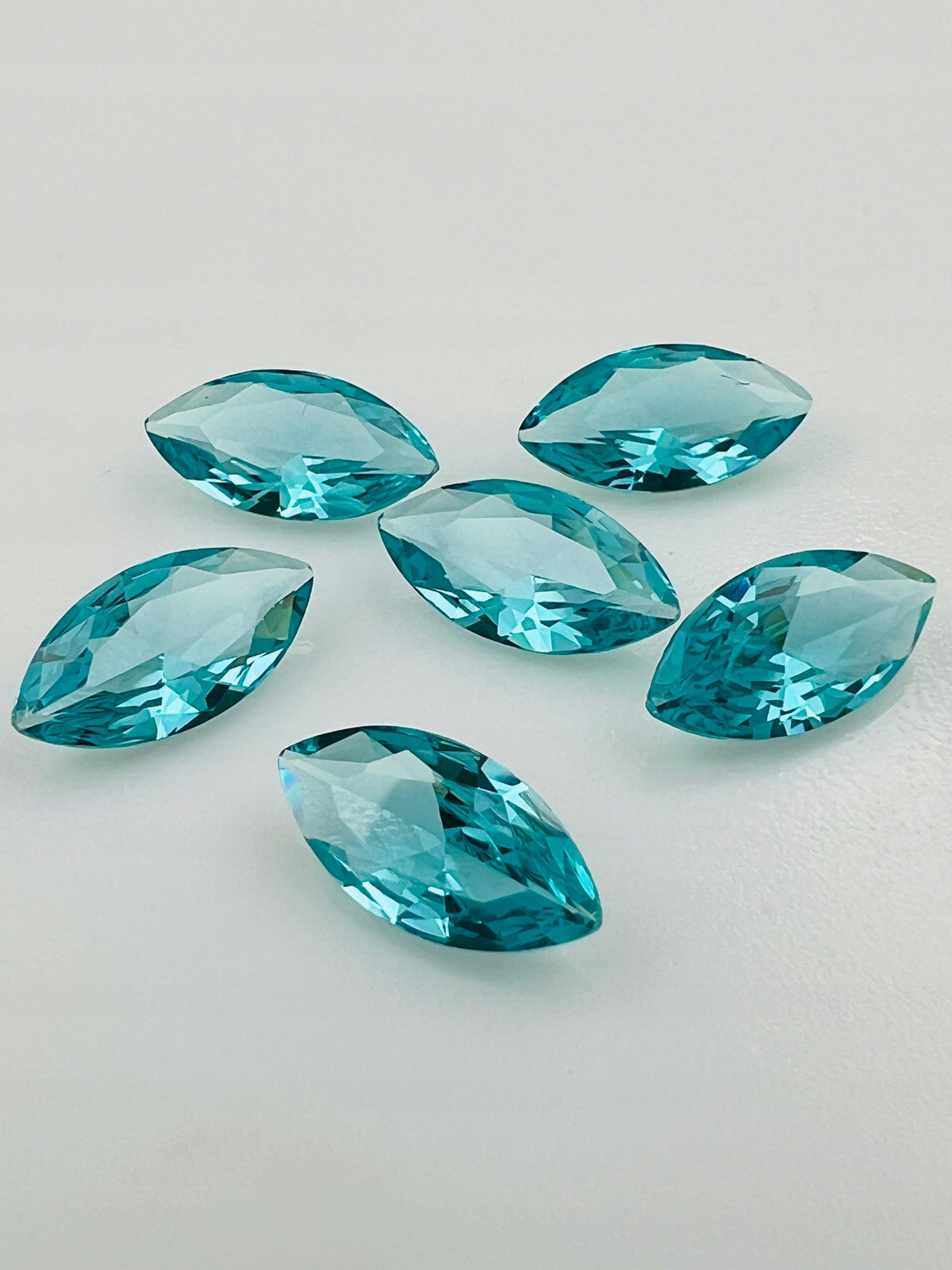 CYRKONIA PARAIBA MARKIZA 12X6 1 sztuka