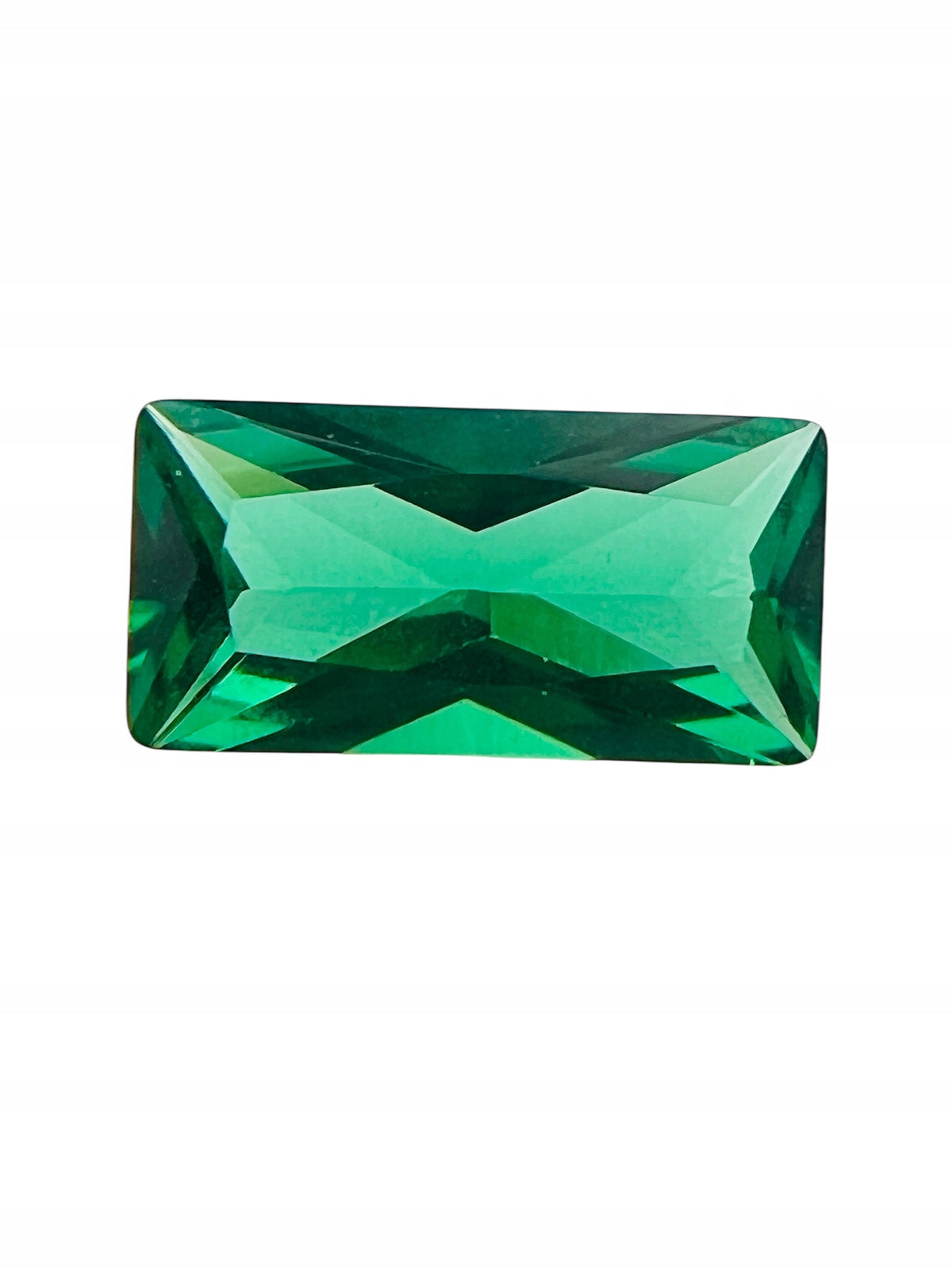 SZMARAGD CYRKONIA BAGIETKA 9X4,5 mm 1 SZTUKA