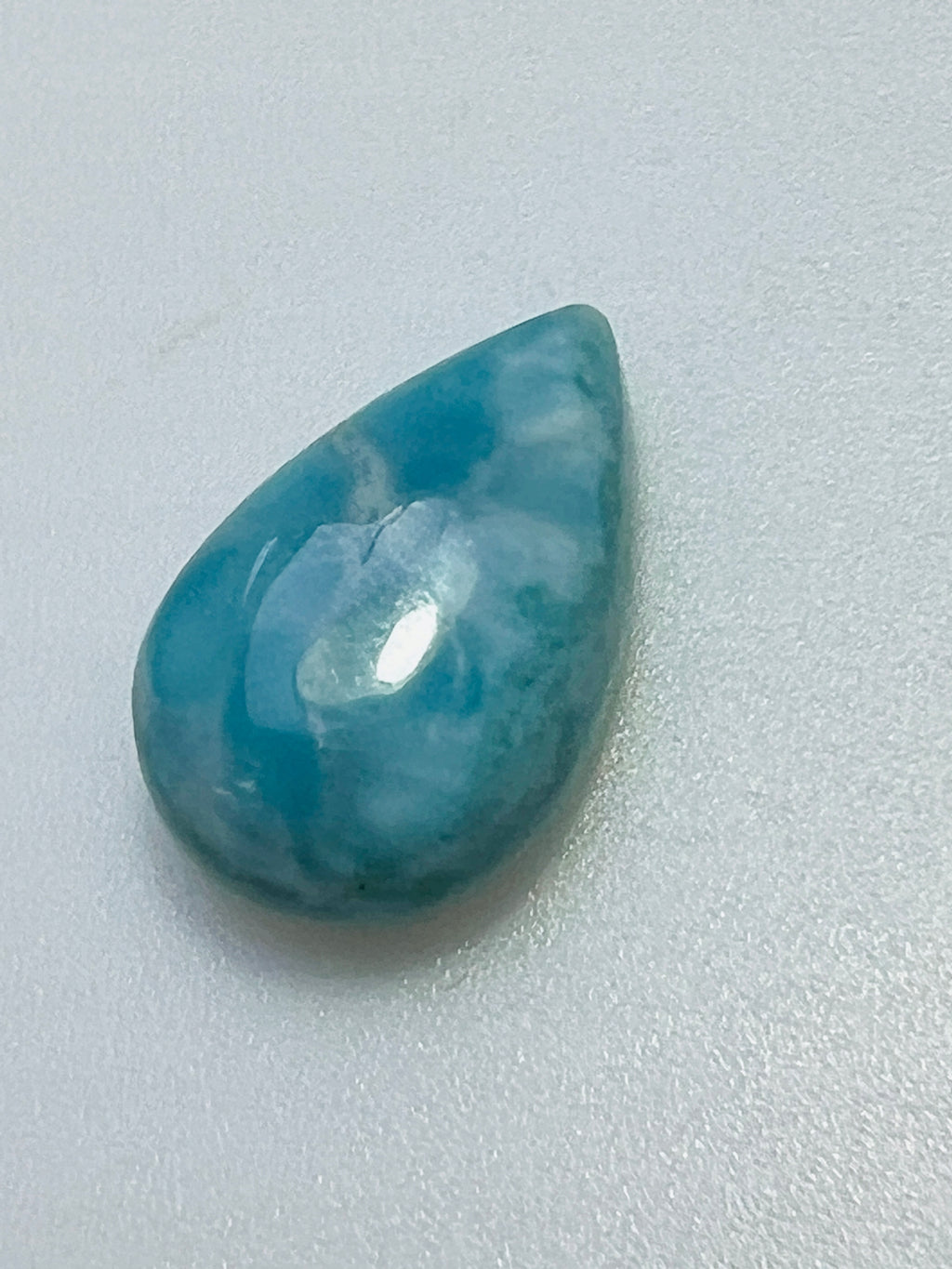 LARIMAR ŁEZKA KABOSZON 16,2X10,2 mm