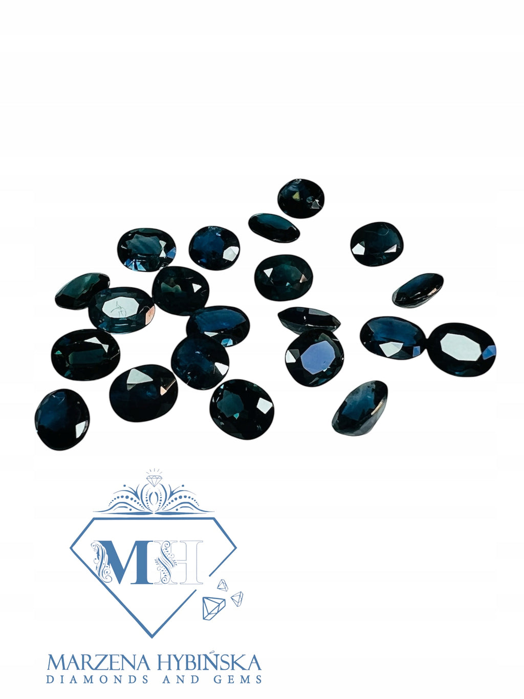 SZAFIR NATURALNY OWAL 4,8x3,8 mm sztuka