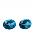 TOPAZ SWISS BLUE OWAL 9X7 MM
