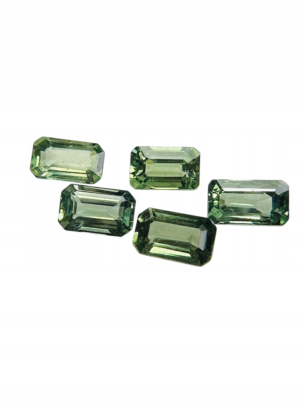 SZAFIR OŚMIOKĄT ZIELONY 5X3 mm