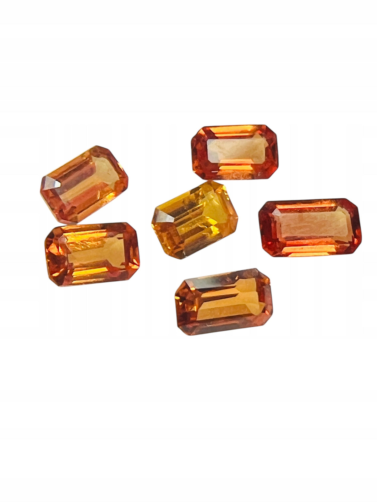 SZAFIR OŚMIOKĄT POMARAŃCZOWY 5X3 mm