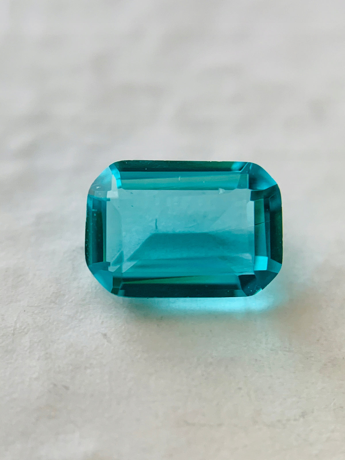 CYRKONIA PARAIBA NIEBIESKA OŚMIOKĄT 7X5 1 sztuka