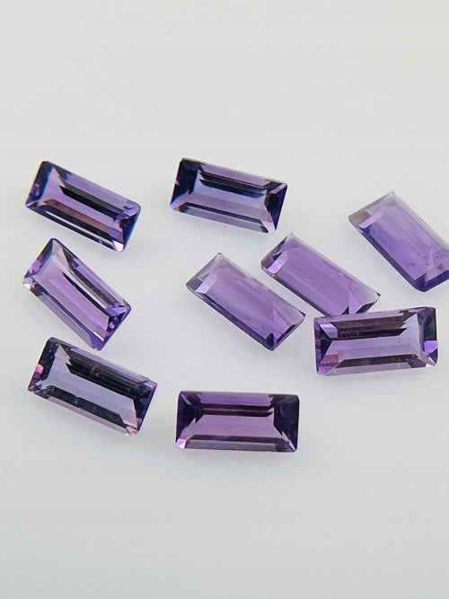 AMETYST NATURALNY BAGIETKA 4X2 mm