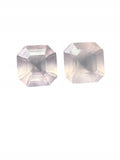 KWARC RÓŻOWY ASSCHER 10X10 mm