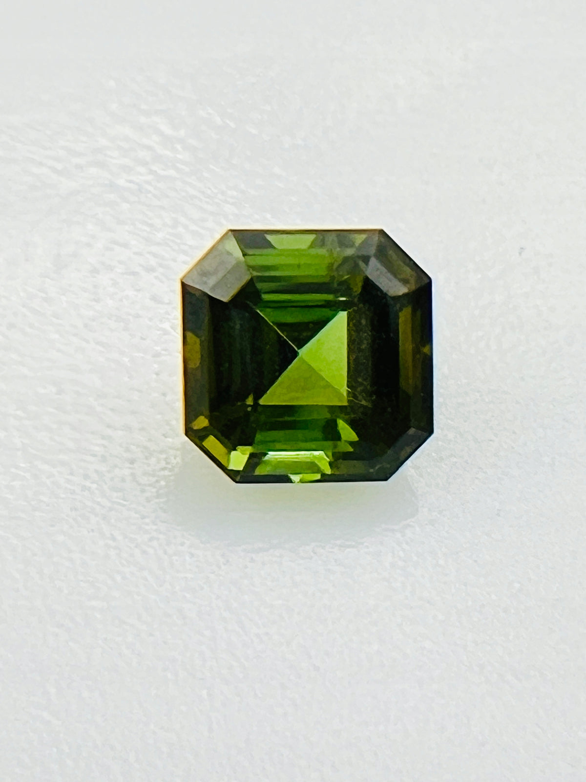TURMALIN ZIELONY ASSCHER 6X6 mm SZTUKA