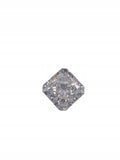 CYRKONIA BIAŁA OŚMIOKĄT 12x12 mm
