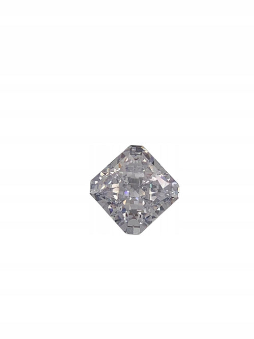 CYRKONIA BIAŁA OŚMIOKĄT 12x12 mm