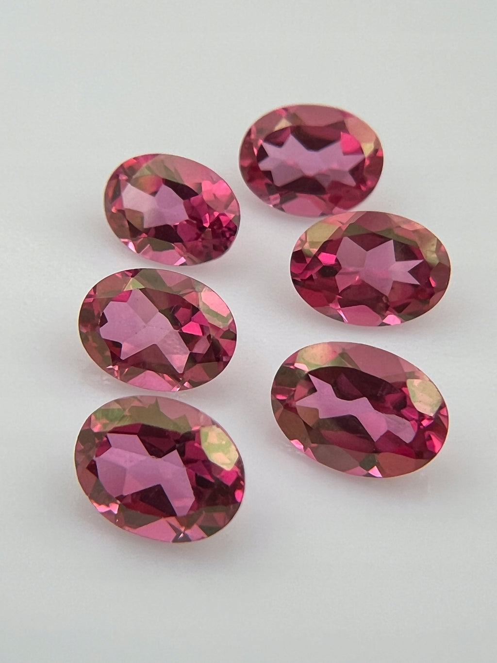 TOPAZ RÓŻOWY OWAL 8x6 MM