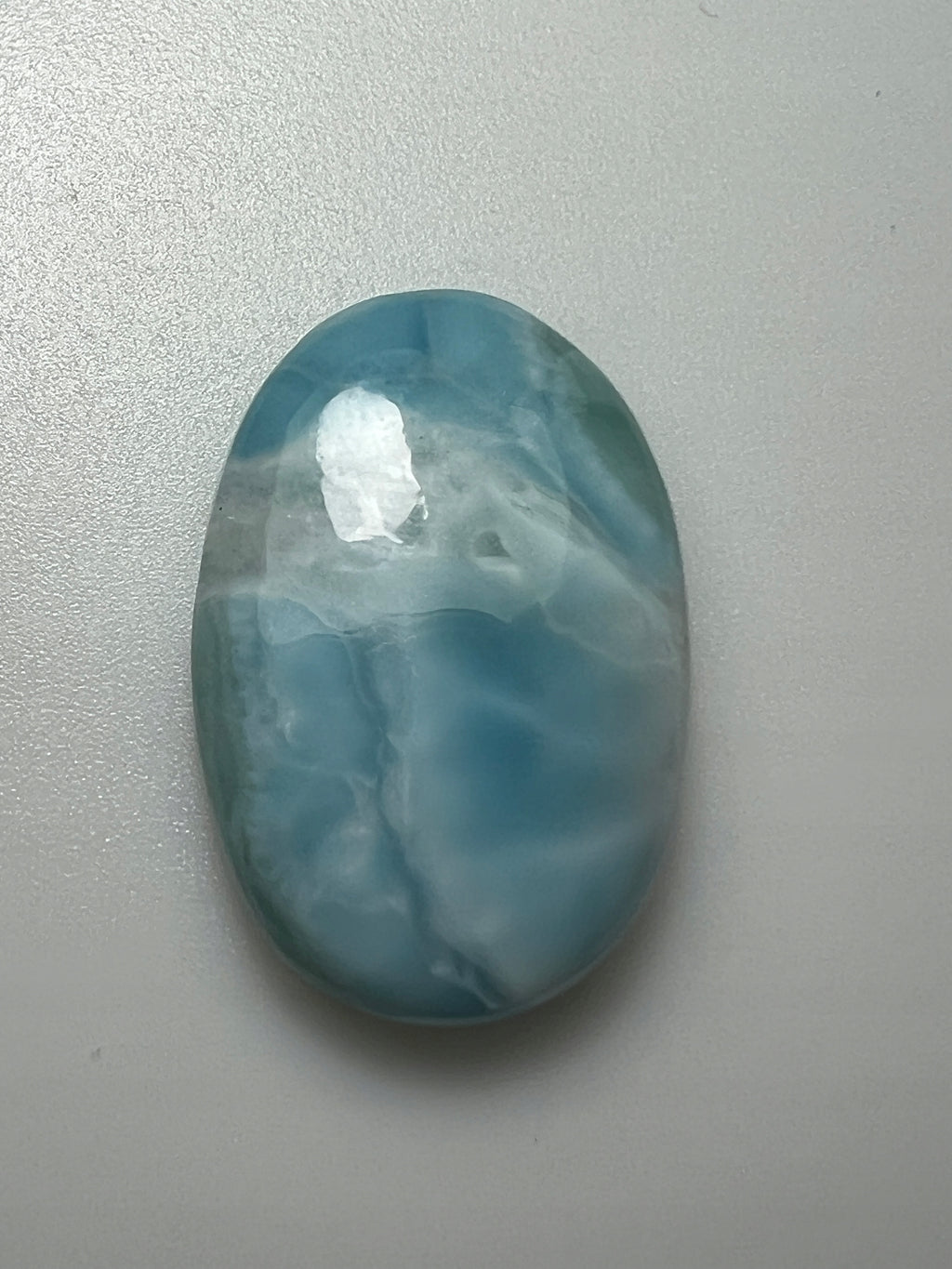 LARIMAR OWAL KABOSZON 23,83 CT