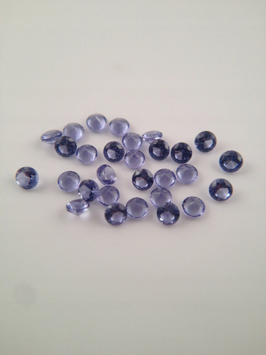 TANZANIT CYRKONIA 2,5 mm 1 KOMPLET=10 SZTUK