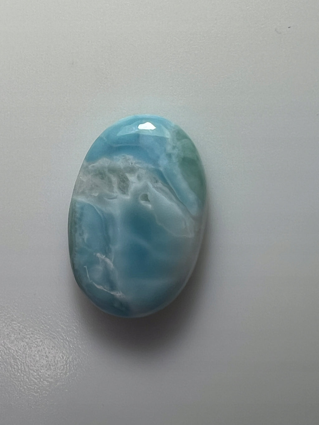 LARIMAR OWAL KABOSZON 23,83 CT
