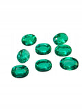 SZMARAGD HYDROTERMALNY OWAL 4X3 mm