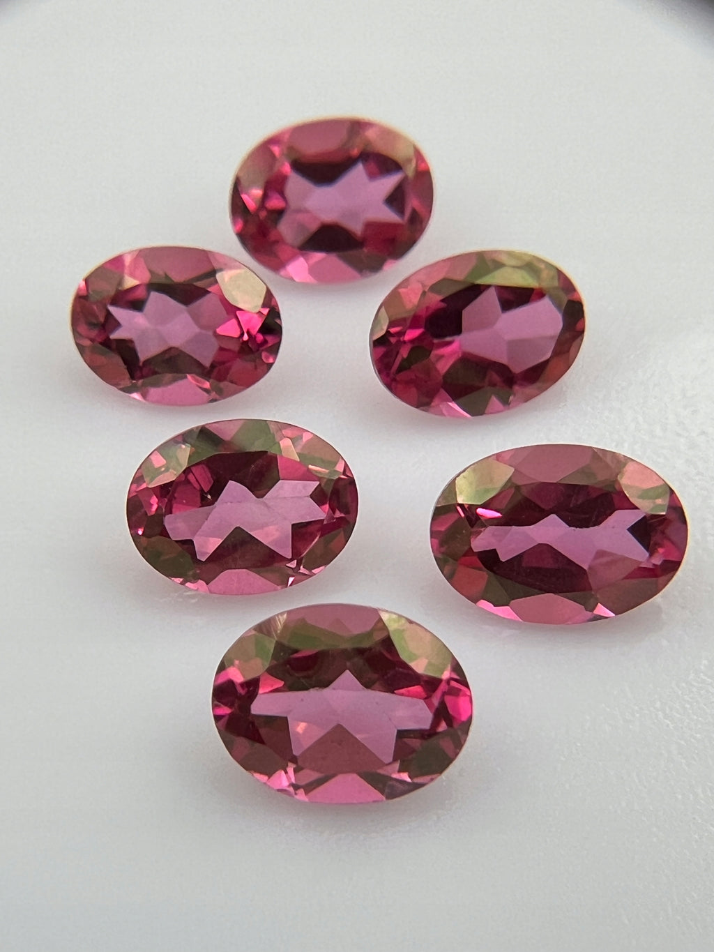 TOPAZ RÓŻOWY OWAL 8x6 MM