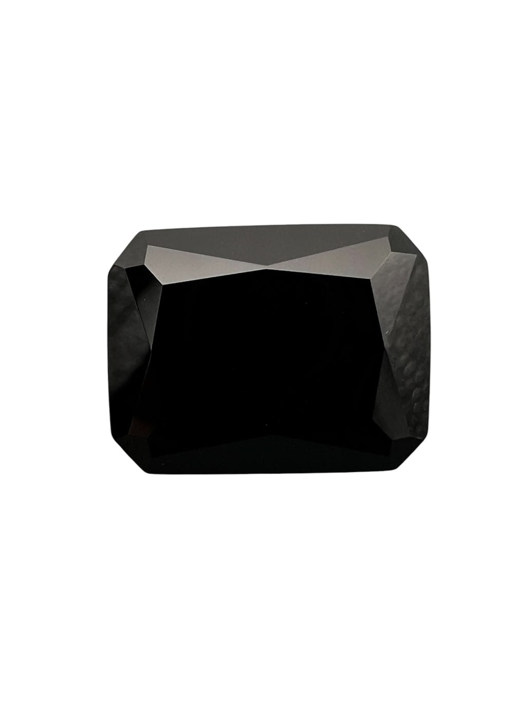 CYRKONIA CZARNA OŚMIOKĄT 17x13 mm